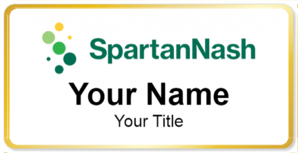 Custom name badges for Spartan Nash