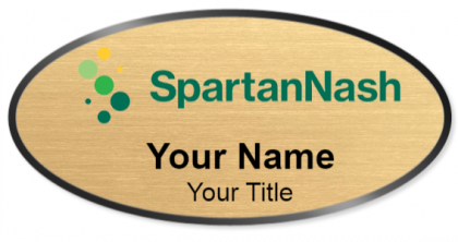 Custom name badges for Spartan Nash