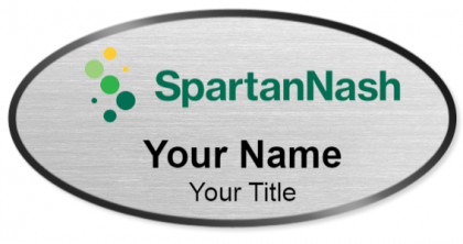 Custom name badges for Spartan Nash
