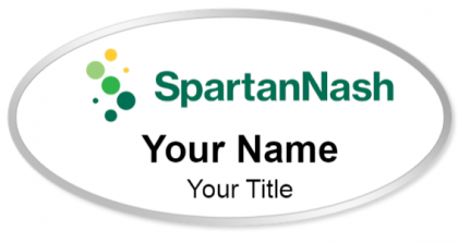 Custom name badges for Spartan Nash