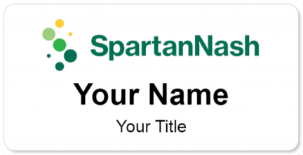 Custom name badges for Spartan Nash