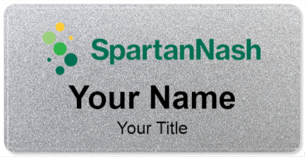 Custom name badges for Spartan Nash