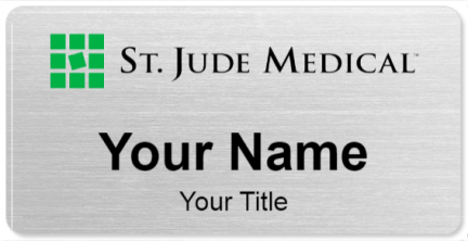 Custom name badges for St  Jude Medical