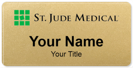 Custom name badges for St  Jude Medical