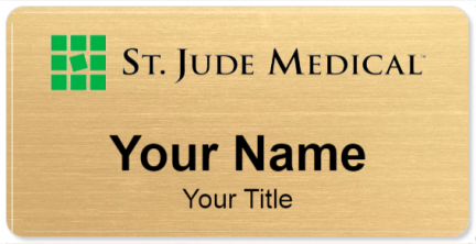 Custom name badges for St  Jude Medical