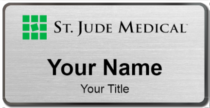 Custom name badges for St  Jude Medical