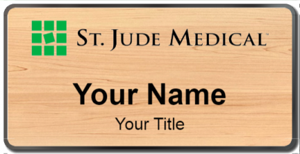 Custom name badges for St  Jude Medical