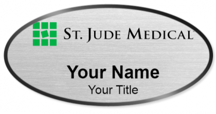 Custom name badges for St Jude Medical