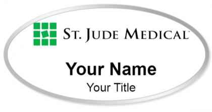 Custom name badges for St  Jude Medical