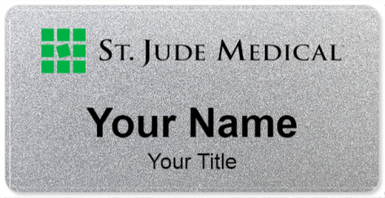 Custom name badges for St  Jude Medical