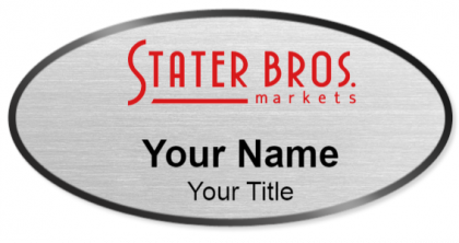 Custom name badges for Stater Bros