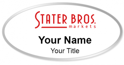 Custom name badges for Stater Bros