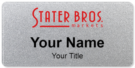 Custom name badges for Stater Bros