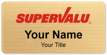 Custom name badges for Supervalu