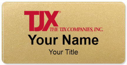 Custom name badges for TJX Companies