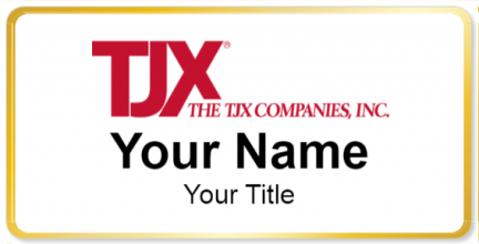 Custom name badges for TJX Companies