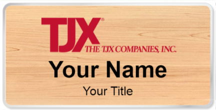 Custom name badges for TJX Companies