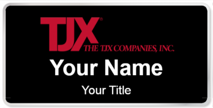 Custom name badges for TJX Companies