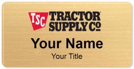 Custom name badges for Tractor Supply Company
