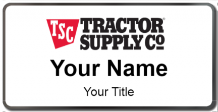 Custom name badges for Tractor Supply Company