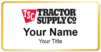 Custom name badges for Tractor Supply Company