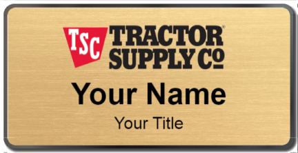 Custom name badges for Tractor Supply Company