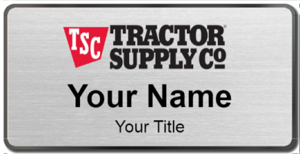 Custom name badges for Tractor Supply Company