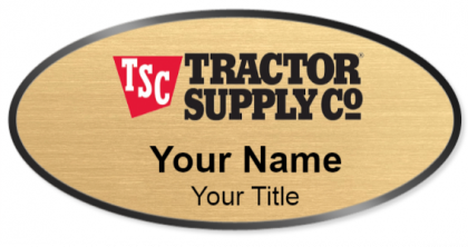 Custom name badges for Tractor Supply Company