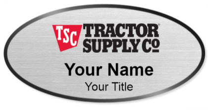 Custom name badges for Tractor Supply Company