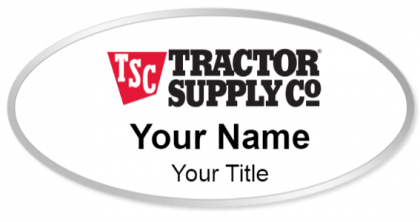 Custom name badges for Tractor Supply Company