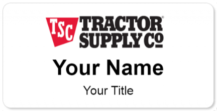Custom name badges for Tractor Supply Company