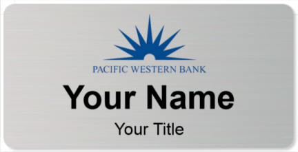 Custom name badges for Pacific Western Bank