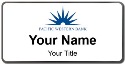 Custom name badges for Pacific Western Bank
