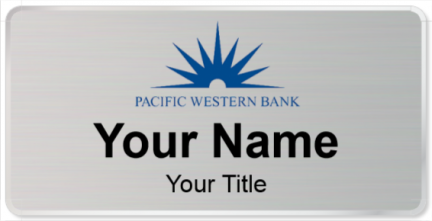 Custom name badges for Pacific Western Bank