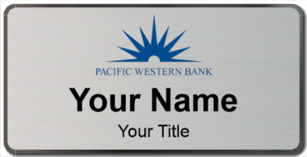 Custom name badges for Pacific Western Bank
