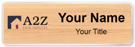Custom name badges for A2Z Field Services