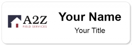 Custom name badges for A2Z Field Services