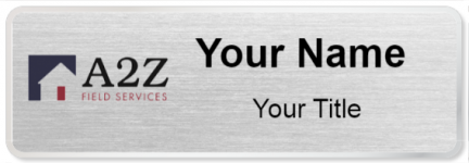 Custom name badges for A2Z Field Services
