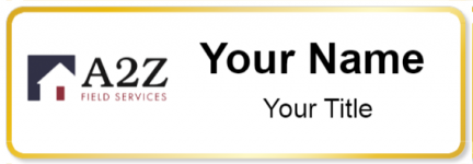 Custom name badges for A2Z Field Services