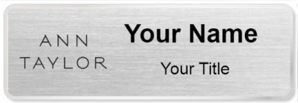 Custom name badges for Ann Taylor
