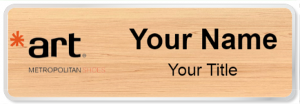 Custom name badges for Art Metropolitan Shoes