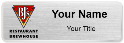 Custom name badges for BJs Restaurant Brewhouse