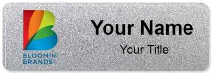 Custom name badges for Bloomin Brands