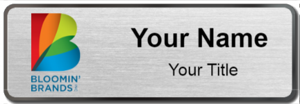 Custom name badges for Bloomin Brands