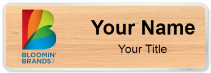 Custom name badges for Bloomin Brands