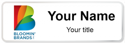 Custom name badges for Bloomin Brands