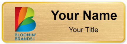 Custom name badges for Bloomin Brands
