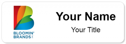 Custom name badges for Bloomin Brands