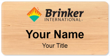 Custom name badges for Brinker International