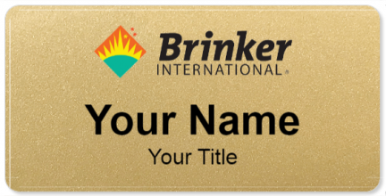 Custom name badges for Brinker International